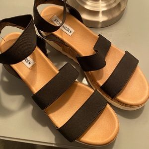 Steve Madden sandals 9.5 black